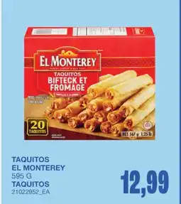 Wholesale Club TAQUITOS offer