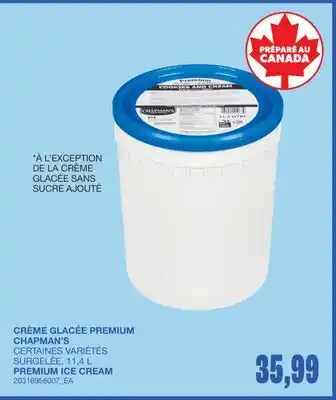 Wholesale Club PREMIUM ICE CREAM offer