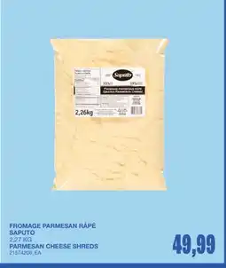 Wholesale Club PARMESAN CHEESE SHREDS offer