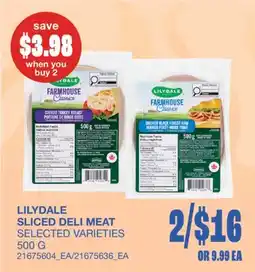Wholesale Club SLICED DELI MEAT offer