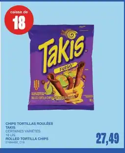 Wholesale Club ROLLED TORTILLA CHIPS, 18 UN offer