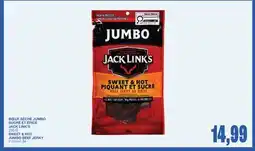 Wholesale Club SWEET & HOT JUMBO BEEF JERKY offer