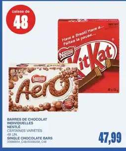 Wholesale Club SINGLE CHOCOLATE BARS offer