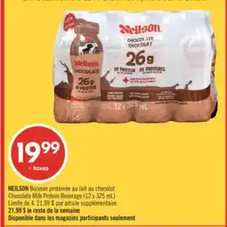 Pharmaprix NEILSON Chocolate Milk Protein Beverage offer