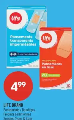Pharmaprix LIFE BRAND Bandages offer