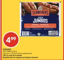 Pharmaprix SCHNEIDERS JUICY JUMBOS offer