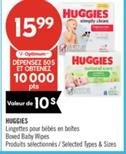 Pharmaprix HUGGIES Boxed Baby Wipes offer