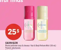 Pharmaprix CALVIN KLEIN Hair & Body Perfume Mist (100 mL) offer