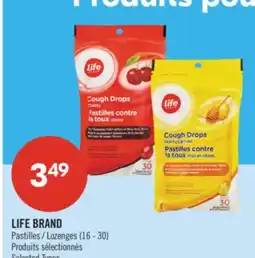 Pharmaprix LIFE BRAND Lozenges offer