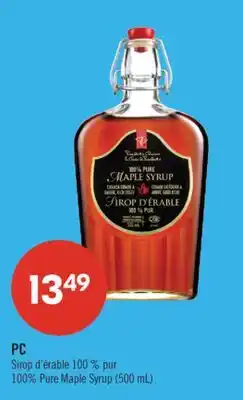 Pharmaprix PC 100% Pure Maple Syrup offer