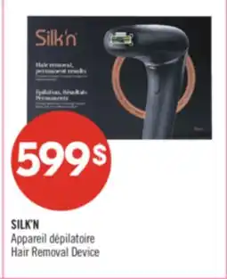 Pharmaprix SILK'N Hair Removal Device offer