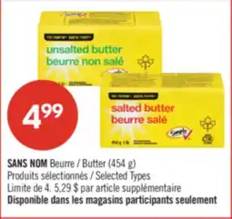 Pharmaprix NO NAME Butter (454 g) offer