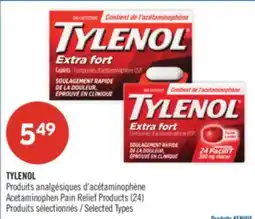 Pharmaprix TYLENOL Acetaminophen Pain Relief Products (24) offer