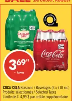 Pharmaprix COCA-COLA Beverages (6 x 710 mL) offer