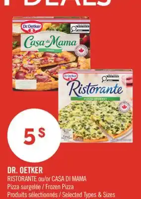Pharmaprix DR. OETKER RISTORANTE or CASA DI MAMA Frozen Pizza offer