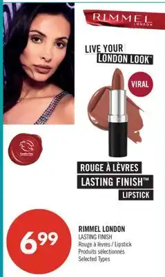 Pharmaprix RIMMEL LONDON LASTING FINISH Lipstick offer
