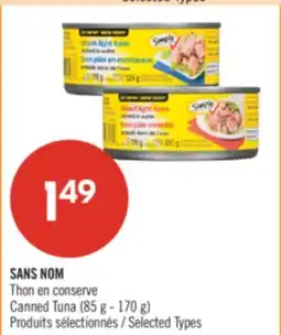 Pharmaprix NO NAME Canned Tuna offer