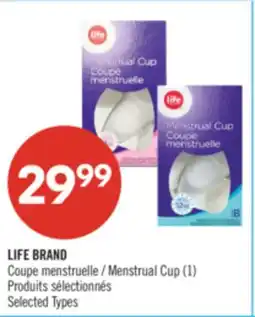 Pharmaprix LIFE BRAND Menstrual Cup offer