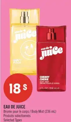 Pharmaprix EAU DE JUICE Body Mist offer