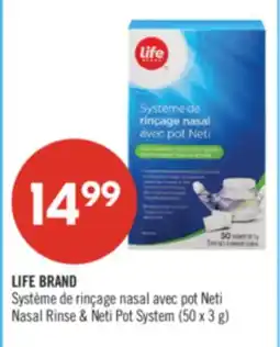 Pharmaprix LIFE BRAND Nasal Rinse & Neti Pot System offer