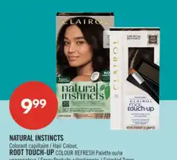 Pharmaprix NATURAL INSTINCTS Hair Colour, ROOT TOUCH-UP COLOUR REFRESH Palette or Spray offer