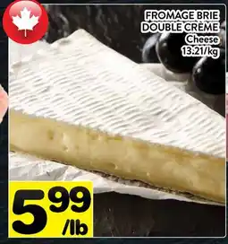 Supermarché PA FROMAGE BRIE DOUBLE CRÈME offer