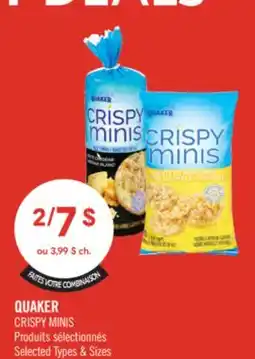 Pharmaprix QUAKER CRISPY MINIS offer