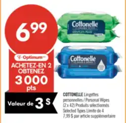 Pharmaprix COTTONELLE Personal Wipes offer