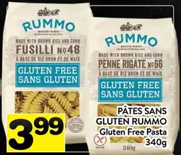 Supermarché PA PÂTES SANS GLUTÈN RUMMO offer