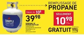 Matério BONBONNE DE PROPANE RECYCLÉE offer