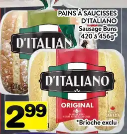 Supermarché PA PAINS À SAUCISSES D'ITALIANO offer