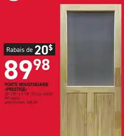 Matério PORTE MOUSTIQUAIRE PRESTIGE offer