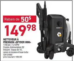 Matério NETTOYEUR À PRESSION SPYDER MINI offer
