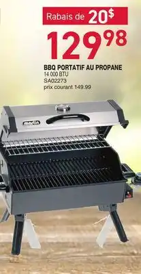 Matério BBQ PORTATIF AU PROPANE offer