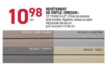 Matério REVÊTEMENT DE VINYLE OREGON offer