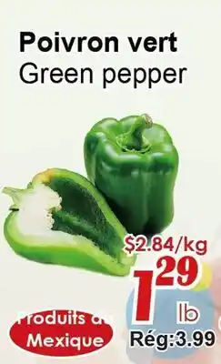 Marche C&T Green pepper offer