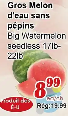 Marche C&T Big Watermelon seedless offer