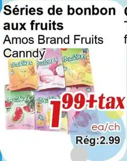 Marche C&T Séries de bonbon aux fruits Amos Brand Fruits Candy offer