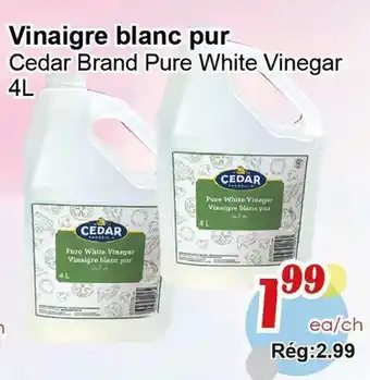 Marche C&T Cedar Brand Pure White Vinegar offer