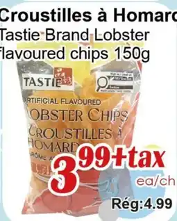 Marche C&T Tastie Brand Lobster flavoured chips offer