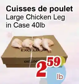 Marche C&T Large Chicken Leg in Case 40lb offer