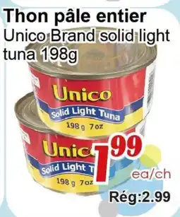 Marche C&T Thon pâle entier Unico Brand offer