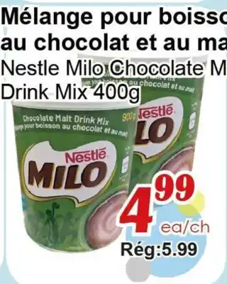 Marche C&T Nestle Milo Chocolate Malt Drink Mix offer