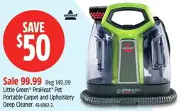 Canadian Tire Little Green ProHeat Pet Portable Carpet and Upholstery Deep Cleaner offer