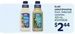 Walmart Kraft Salad Dressing offer
