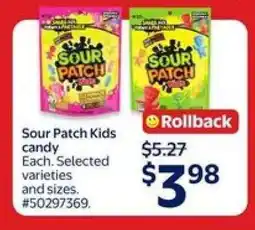 Walmart SOUR PATCH KIDS Candy offer