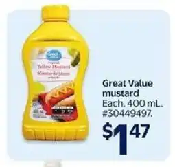 Walmart Great Value Mustard offer