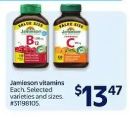 Walmart Jamieson Vitamins offer