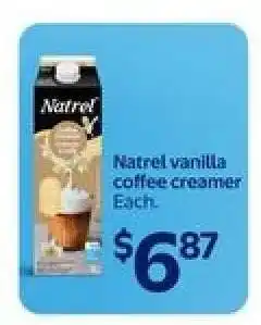 Walmart Natrel Vanilla Coffee Creamer offer