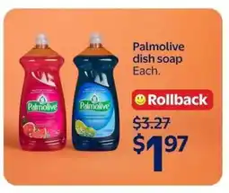 Walmart PALMOLIVE DISH SOAP offer